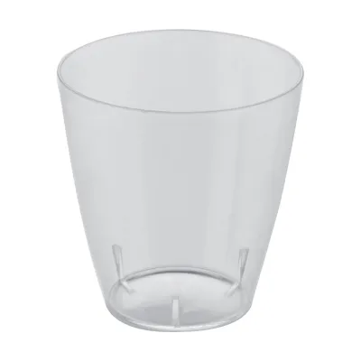 Bicchierini finger food Punto 60 ml in plastica trasparente riutilizzabili Ø 5 cm - 25 pz