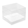 Coppette finger food in plastica Cube 60 ml trasparenti riutilizzabili - 15 pz