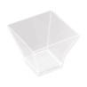Coppette in plastica Medium Pagoda 200 ml trasparenti riutilizzabili - 12 pz