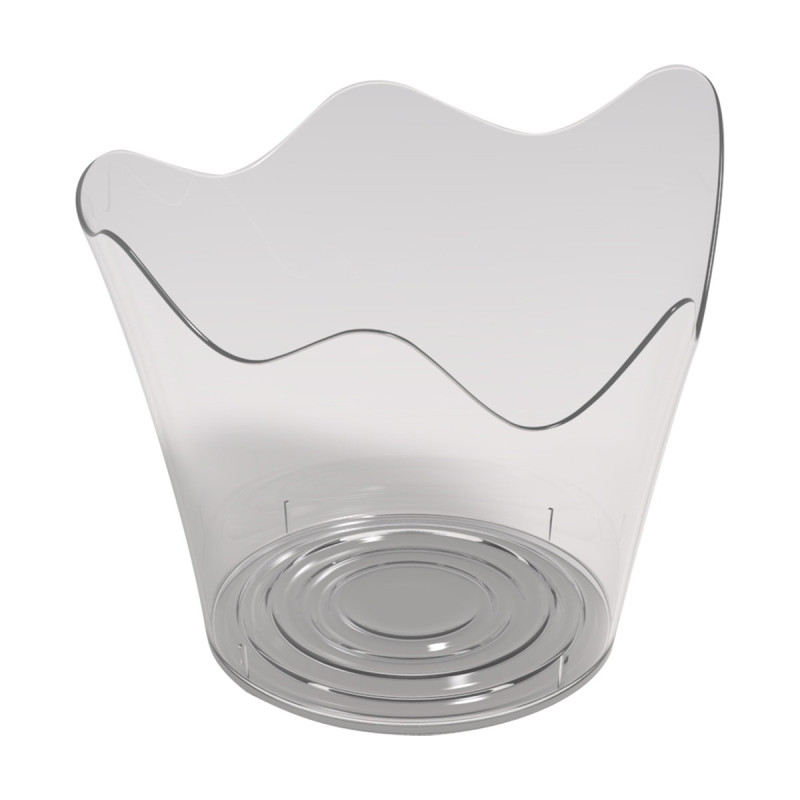 Coppette finger food in plastica Rain 90 ml trasparenti riutilizzabili - 25 pz