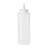 Dosatori squeeze per salse in plastica trasparente con tappo 340 ml Leone - 6 pz