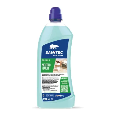 Detergente neutro per pavimenti delicati, marmo, parquet e cerati Sanitec Neutro Floor 1 L