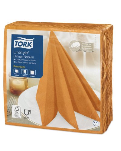 Tovaglioli LinkStyle Dinner Napkin PREMIUM 39x39 ARANCIO