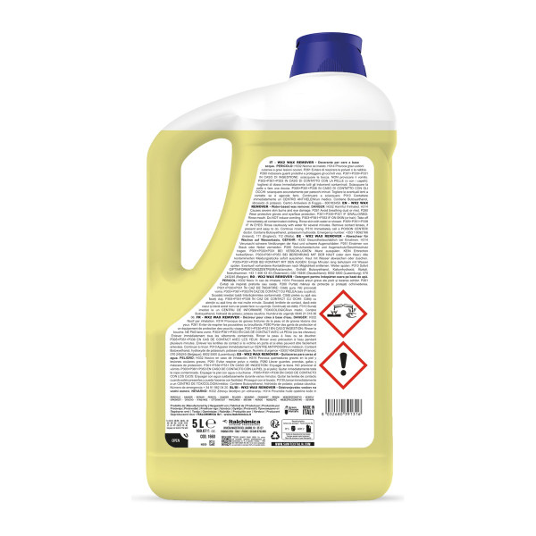 Decerante per pavimenti trattati con cere a base acqua Sanitec WX2 5 L
