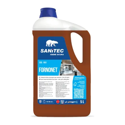 Sgrassatore schiumogeno per forni, grill e piastre Sanitec Fornonet 5 L