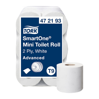 Carta igienica a estrazione centrale Tork SmartOne Mini T9 - cartone 12 rotoli