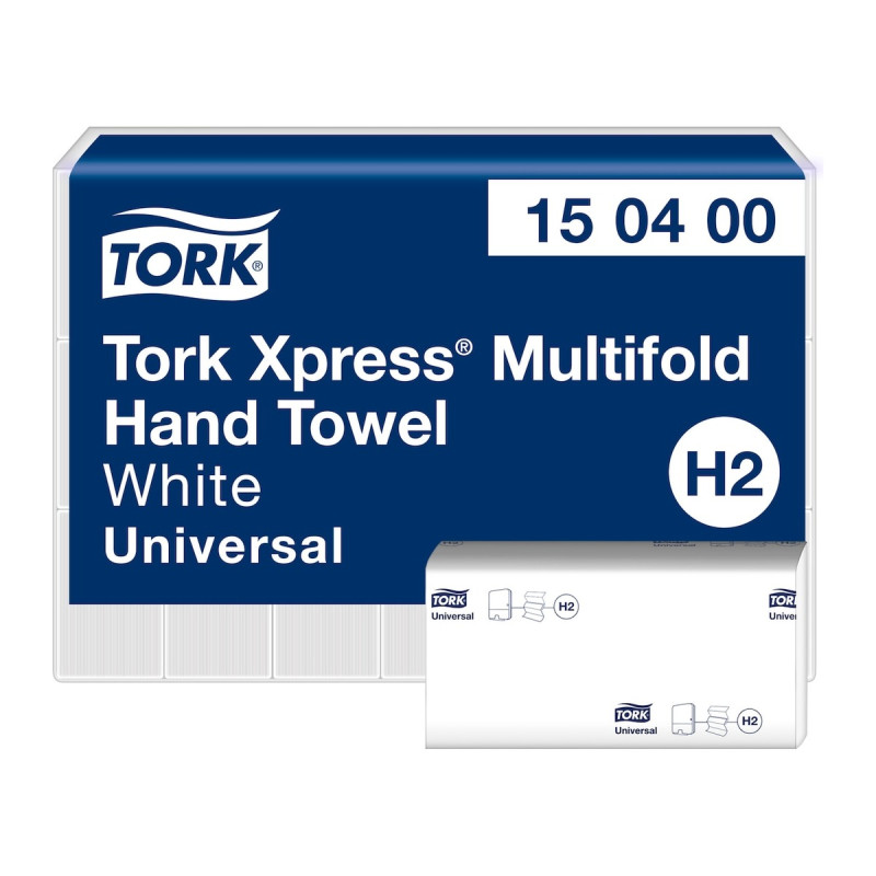 Asciugamani di carta piegati Tork Xpress Universal 2 veli 24x21 cm - 190 fogli