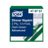 Tovaglioli di carta verde scuro doppio velo Tork Dinner 39x39 cm - 150 pz