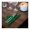 Tovaglioli di carta verde scuro doppio velo Tork Dinner 39x39 cm - 150 pz