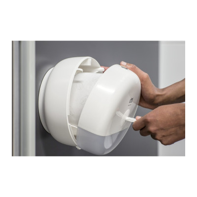 Dispenser per carta igienica a estrazione centrale Tork SmartOne Mini T9 bianco