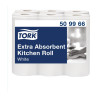 Rotoli carta da cucina ultra assorbente Tork bianca - 6 rotoli da 71 m