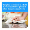 Rotoli carta da cucina ultra assorbente Tork bianca - 6 rotoli da 71 m