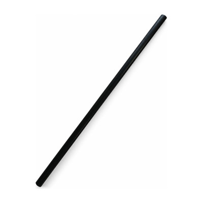 Cannucce riutilizzabili nere dritte 21 cm Ø 7 mm lavabili in lavastoviglie Flo - 1000 pz