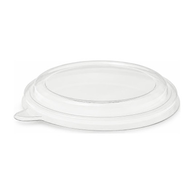 Coperchi trasparenti in PET per insalatiere in carta da 1200 ml Ø 18 cm Flo - 50 pz