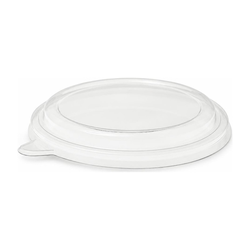 Coperchi trasparenti in PET per insalatiere in carta da 1200 ml Ø 18 cm Flo - 50 pz