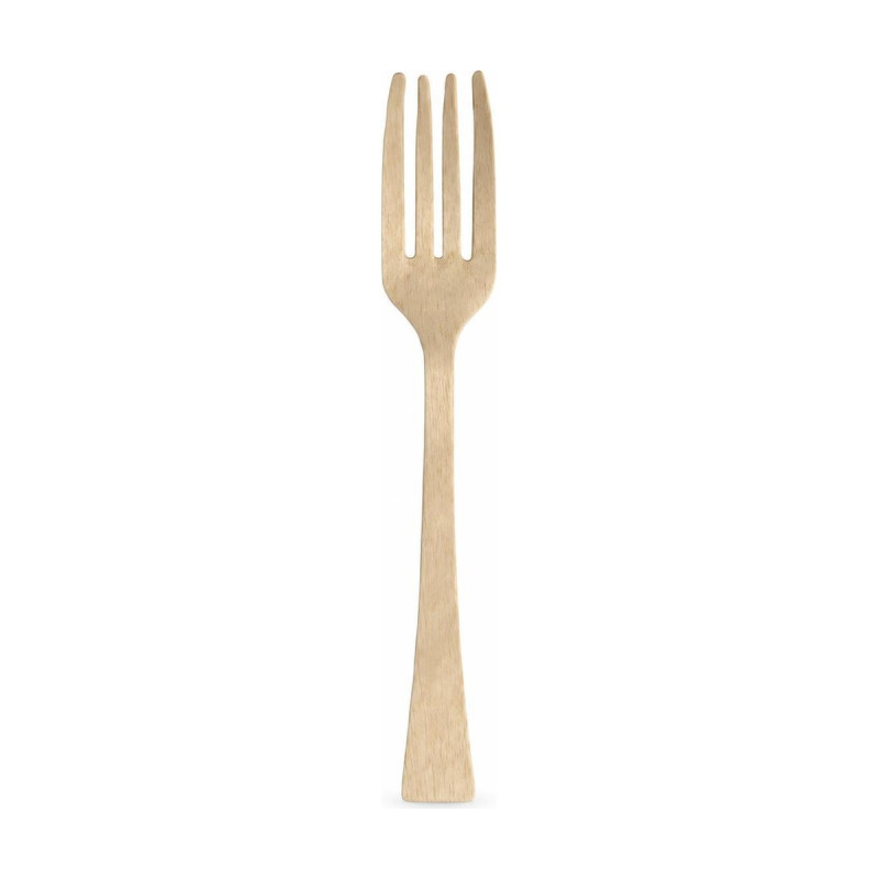 Forchettine in legno per finger food e aperitivi 10 cm Dampe Jungle - 50 pz