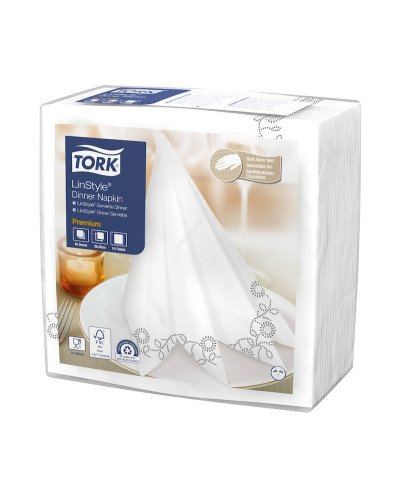 Tovaglioli LinkStyle Dinner Napkin PREMIUM 39x39 BIANCO FLOR