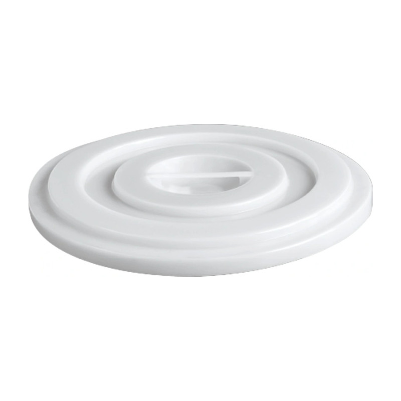 Coperchio per bidone alimentare da 75 litri in PP bianco Ø 51 cm Mobil Plastic