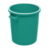Bidone industriale 35 litri in PEHD verde con maniglie senza coperchio Mobil Plastic
