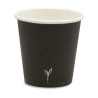 Bicchierini da caffè in carta riciclabile 80 ml Ø 5,7 cm bianchi, neri o avana Brenta Byò - 50 pz