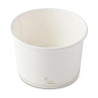 Coppette in carta per gelato e macedonia 350 ml bianche Ø 10 cm Brenta - 25 pz
