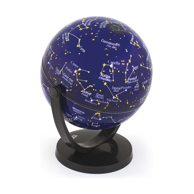 Mappamondo da tavolo inclinabile e orientabile Ø 10,5 cm fantasie assortite Lebez