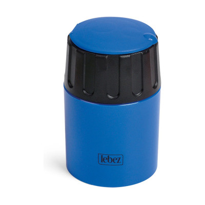 Temperamatite 2 fori in metallo con contenitore in plastica colori assortiti Lebez