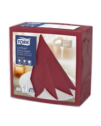 Tovaglioli LinkStyle Dinner Napkin PREMIUM 39x39 BORDEAUX