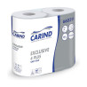 Carta igienica 3 veli in pura cellulosa Carind Exclusive 4 Plus 200 strappi - 4 rotoli