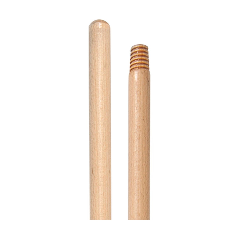 Manico in legno Ø 24 mm lungo 150 cm con filetto VDM