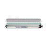 Scalimetro triangolare 6 scale per catasto in ABS Lyra