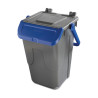 Bidone Ecology 35 litri per raccolta differenziata grigio con sportello colorato Mobil Plastic