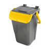 Bidone Ecology 35 litri per raccolta differenziata grigio con sportello colorato Mobil Plastic