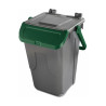 Bidone Ecology 35 litri per raccolta differenziata grigio con sportello colorato Mobil Plastic