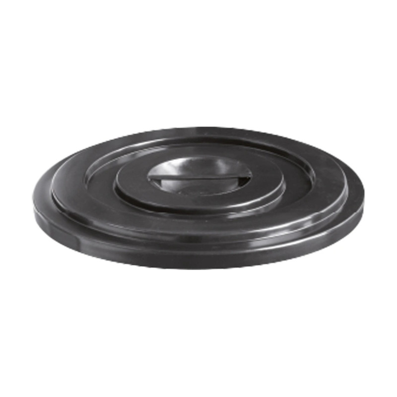 Coperchio nero per bidone industriale da 50 litri in PP Ø 47 cm Mobil Plastic