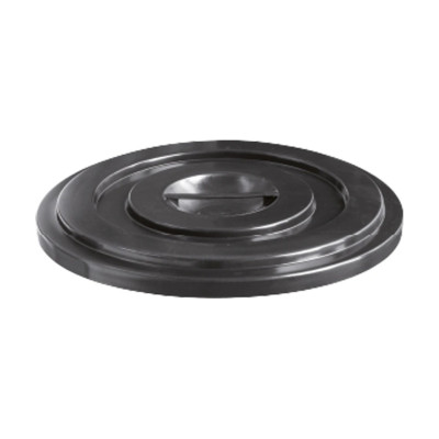 Coperchio nero per bidone industriale da 100 litri in PP Ø 54 cm Mobil Plastic