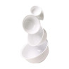 Bol ciotola in polipropilene bianco Ø 23 cm 2,5 litri per cucina e pasticceria Mobil Plastic