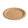 Piatti in cartoncino kraft avana Ø 29 cm in pura cellulosa per pizza e secondi Usobio - 100 pz