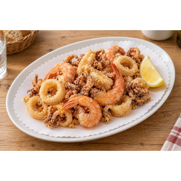 Sottofritti ovali in carta bianca 16x25 cm per fritti e piatti da portata La Carta è - 500 pz