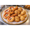 Sottofritti tondi in carta bianca Ø 33 cm per fritti e piatti da portata La Carta è - 500 pz