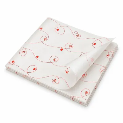 Carta politenata per alimenti Quadrifoglio 37x50 cm 45+9 g/m² per salumeria e macelleria La Carta è - scatola 10 kg