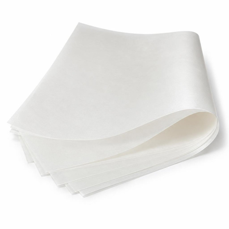 Carta pergamino argento neutra per alimenti 25x37 cm 35 g/m² per pasticceria e panificio La Carta è - 10 kg