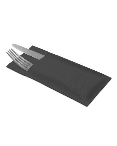 Tovaglioli portaposate LinkStyle Dinner Napkin PREMIUM 39x39 NERO