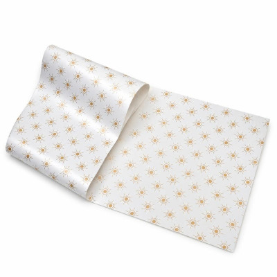 Carta pelleaglio Stelline oro 75x100 cm 60 g/m² per incartare vassoi di pasticceria La Carta è - 10 kg