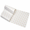 Carta pelleaglio Stelline oro 75x100 cm 60 g/m² per incartare vassoi di pasticceria La Carta è - 10 kg