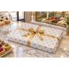 Carta pelleaglio Stelline oro 75x100 cm 60 g/m² per incartare vassoi di pasticceria La Carta è - 10 kg
