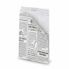 Sacchetti antigrasso Newspaper 15x20 cm apertura laterale per panini, hot dog e fritti La Carta è - 1000 pz