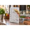 Sacchetti antigrasso Newspaper 15x20 cm apertura laterale per panini, hot dog e fritti La Carta è - 1000 pz