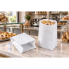 Sacchetti in carta kraft bianca per alimenti 25x50 cm con soffietto 45 g/m² per pane e pasticceria La Carta è - 10 kg