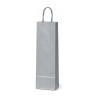 Busta portabottiglie in carta argento o oro con maniglie ritorte 14+8,5x39,5 cm Carpad
